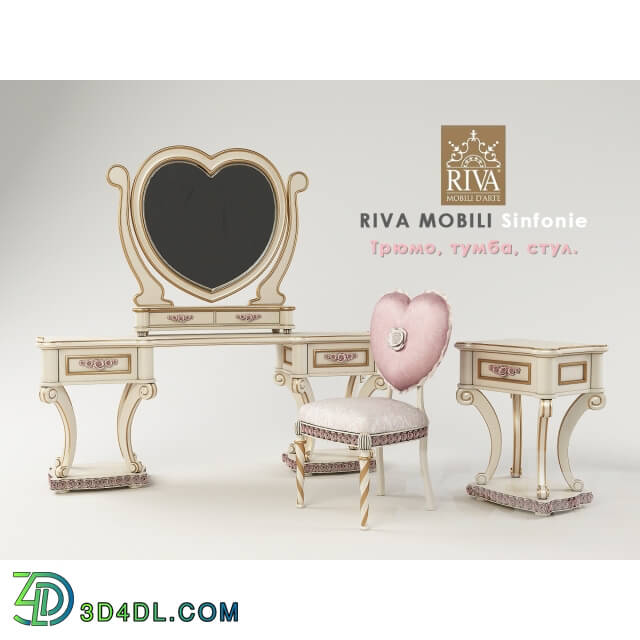 Miscellaneous Mirror nightstand chair Riva Mobili Sinfonie