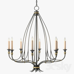 Currey and Company Folgate Chandelier Small 