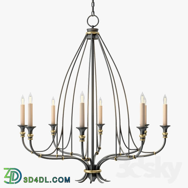 Currey and Company Folgate Chandelier Small