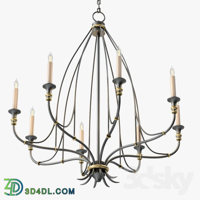 Currey and Company Folgate Chandelier Small