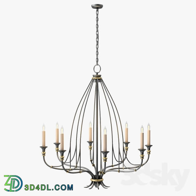 Currey and Company Folgate Chandelier Small