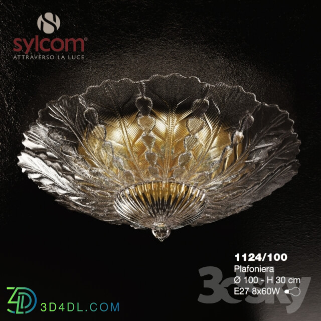 Sylcom Plafonieria 1124 100 Ceiling lamp 3D Models