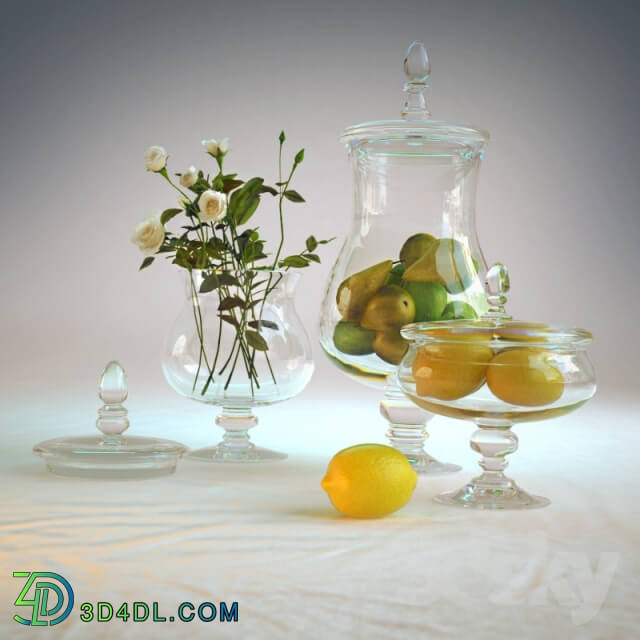 Other kitchen accessories - Decorative vase with fruit