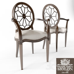 Chair - Chair with armrests Francesco Molon 