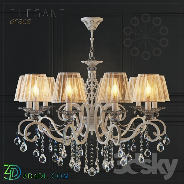 Ceiling light - Chandelier Maytoni ARM247-10-G