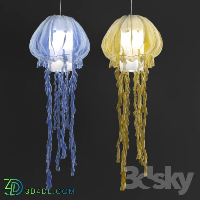 medusa light Pendant light 3D Models