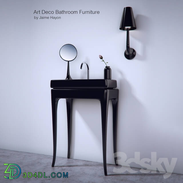 Art deco Bathroom furniture by Jaime Hayon