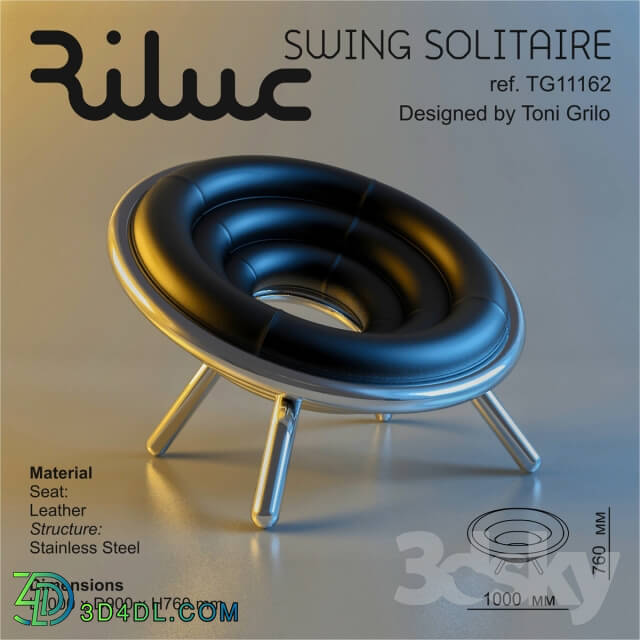 Arm chair - SWING SOLITAIRE art._ TG11162