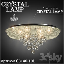 Ceiling light - Chandelier Crystal lamp C8146-10L 
