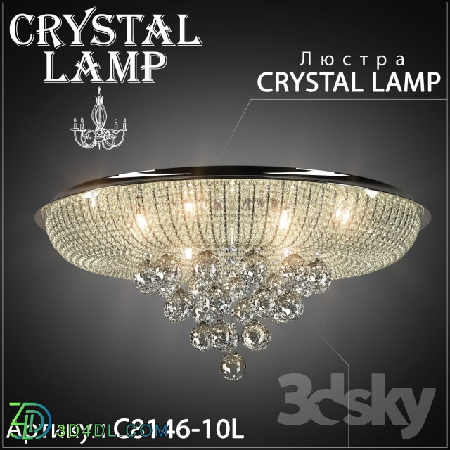 Ceiling light - Chandelier Crystal lamp C8146-10L