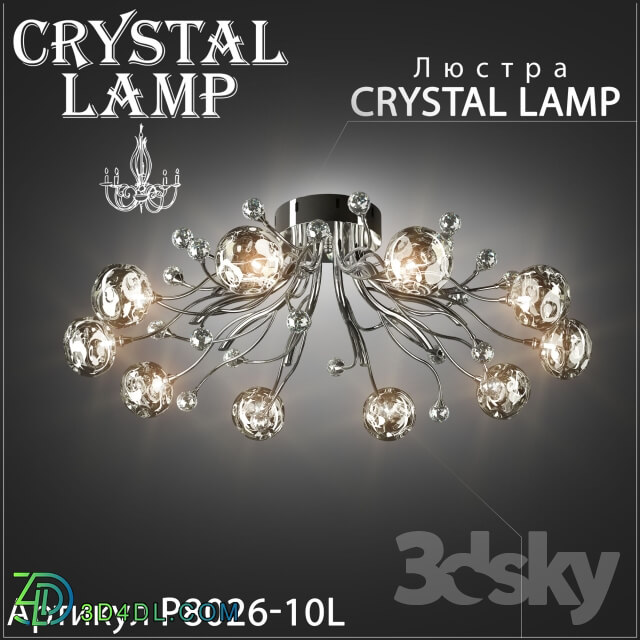 Chandelier Crystal lamp P8026 10L