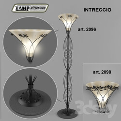 Profi Forged floor and wall lamps quot Intreccio quot firm and Lamp International 