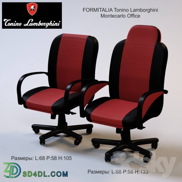 Armchairs FORMITALIA Tonino Lamborghini CASA Montecarlo Office