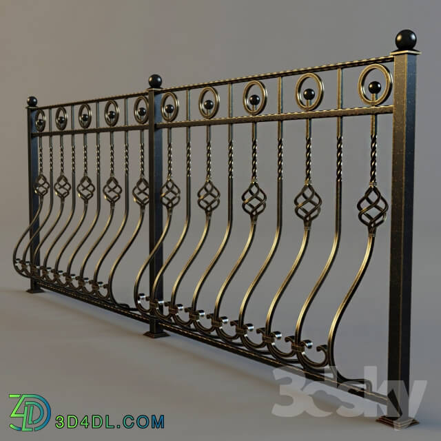 Other architectural elements Wrought fence