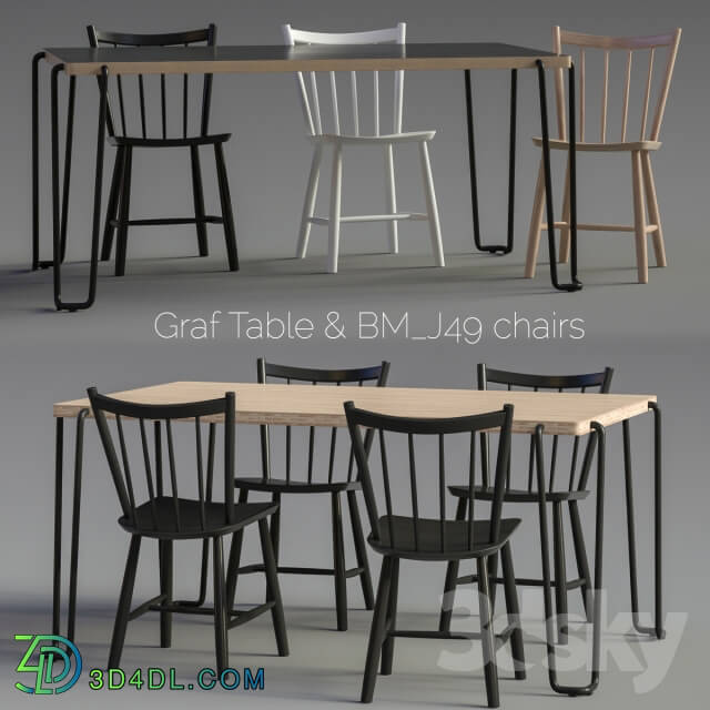 Table Chair Graf Table amp BM J49