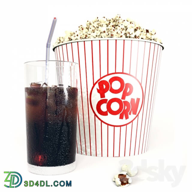 Food and drinks - Popcorn and cola