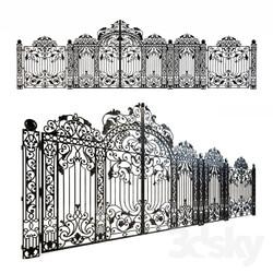 Other architectural elements - Forged gates wickets and fences 