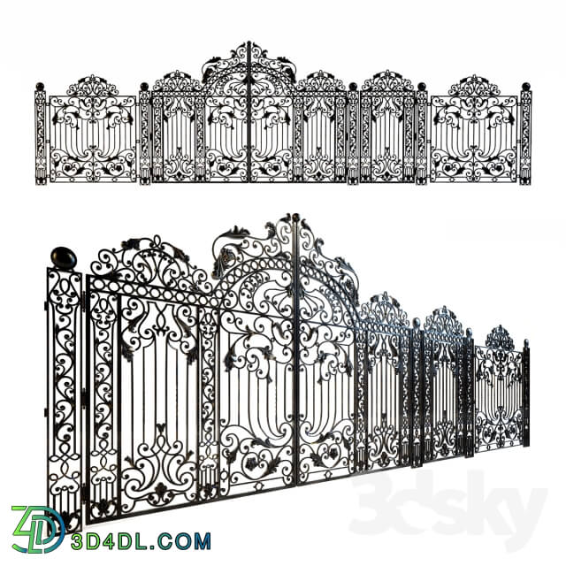 Other architectural elements - Forged gates wickets and fences