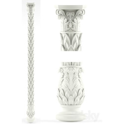 Decorative plaster - Column 