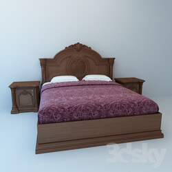Bed bed with pedestal 