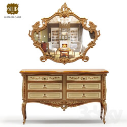 Sideboard Chest of drawer Silik Vesta chest of drawers with mirror 