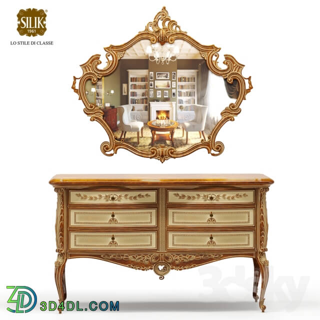 Sideboard Chest of drawer Silik Vesta chest of drawers with mirror