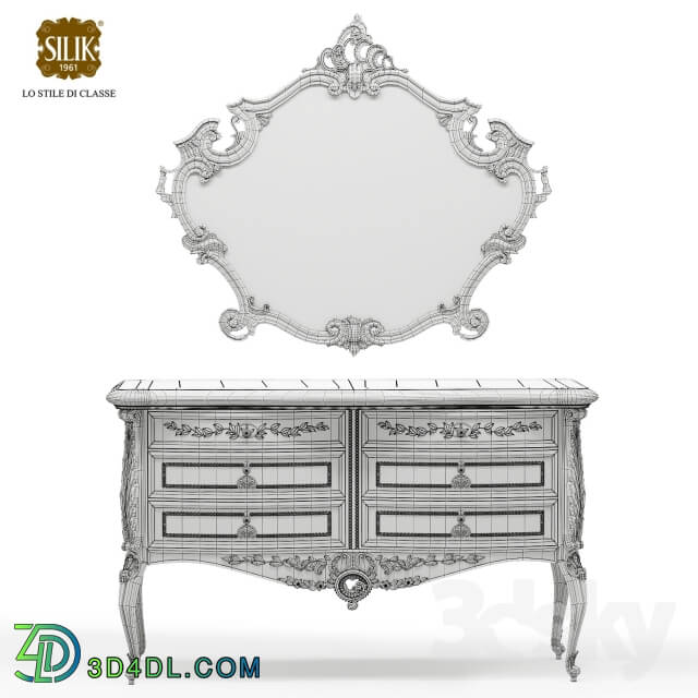 Sideboard Chest of drawer Silik Vesta chest of drawers with mirror