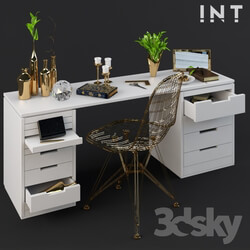 Table Chair INT Decorative Objects 