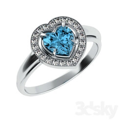 Other decorative objects - Engagement ring Heart 