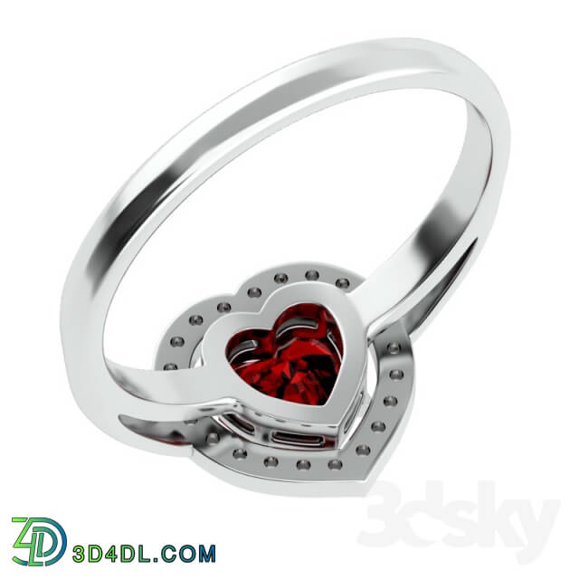 Other decorative objects - Engagement ring Heart