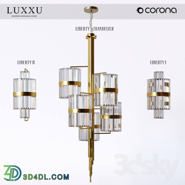 LUXXU LIBERTY CHANDELIER LIBERTY I II WALL