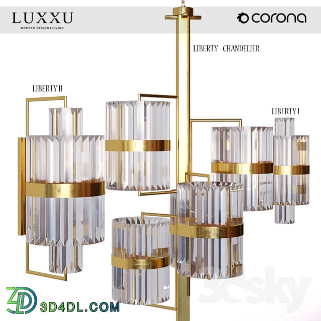 LUXXU LIBERTY CHANDELIER LIBERTY I II WALL