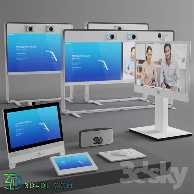 Cisco Videoconferencing System PC other electronics 3D Models