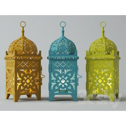 Other decorative objects - Moroccan Lantern Set 