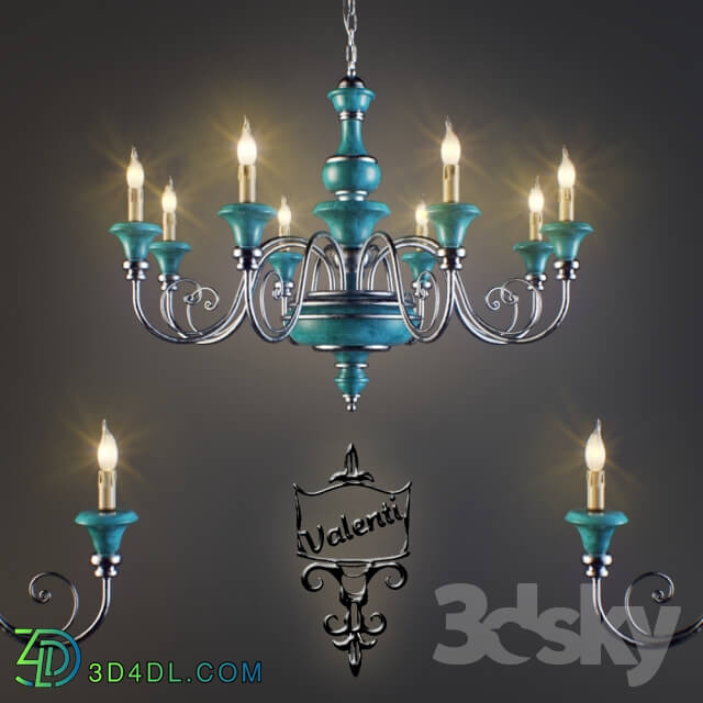 Chandelier ILLUMINAZIONE D 39 ARTE Classic 1664 8