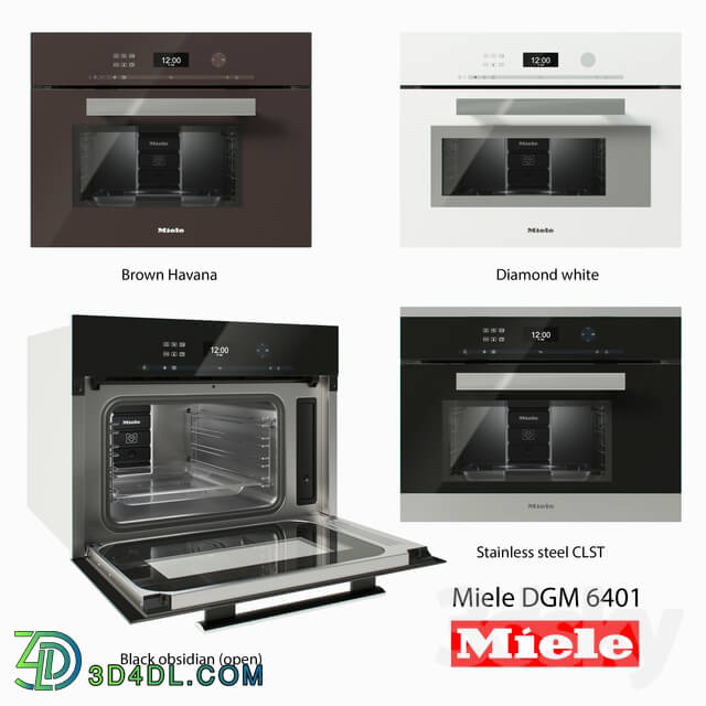 Steamer with microwave oven Miele DGM 6401