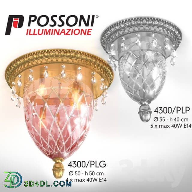 Ceiling light - Possoni Illuminazione COLLEZIONE 4300 _ PLG