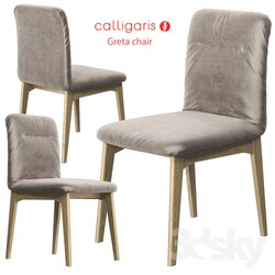 Calligaris Greta wood chair 
