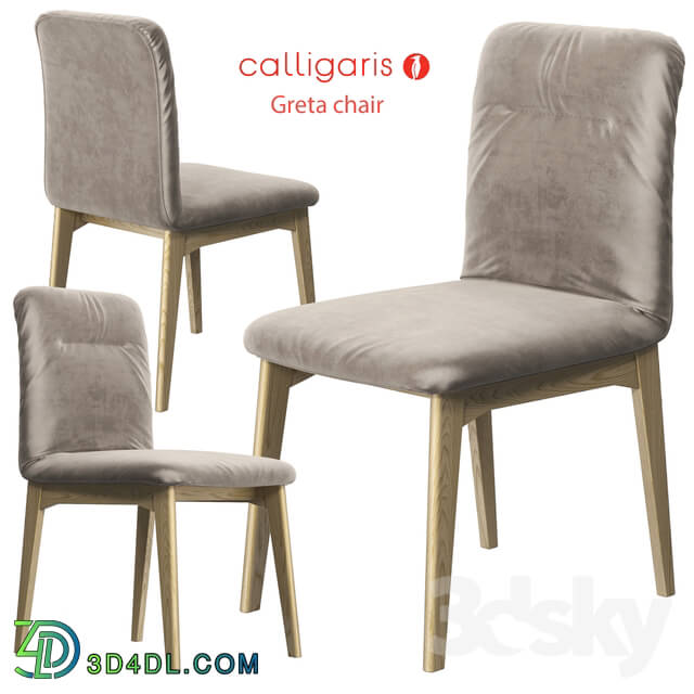 Calligaris Greta wood chair