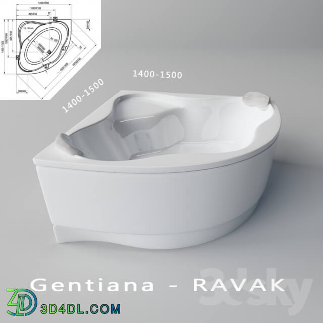 Bathtub - Gentiana Ravak