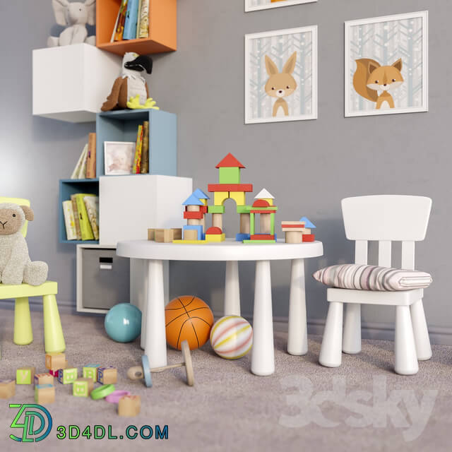 Miscellaneous IKEA furniture accessories decor and toys set 4