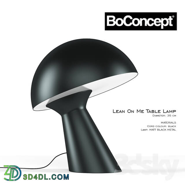 Boconept Lean On Me Table Lamp