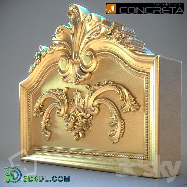 Majestic frieze decorative by Concreta