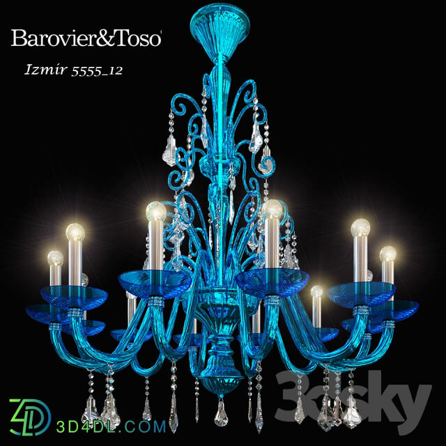 Ceiling light - chandelier Barovier _ Toso Izmir 5555_12