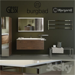 Furniture plumbing and decoration in the bathroom Burgbad Yso 
