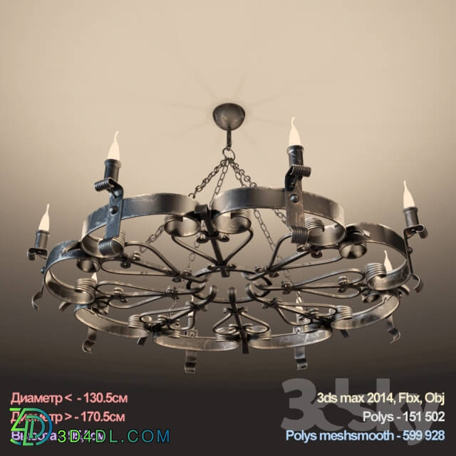 Chandeliers Forged