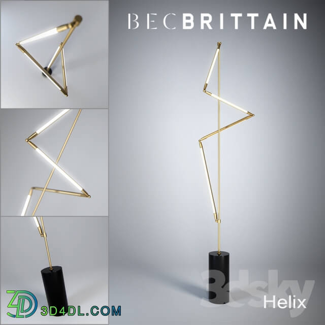 Floor lamp - Bec Brittain Helix Floor Lamp
