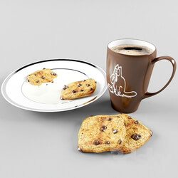 Cookies milke cup 