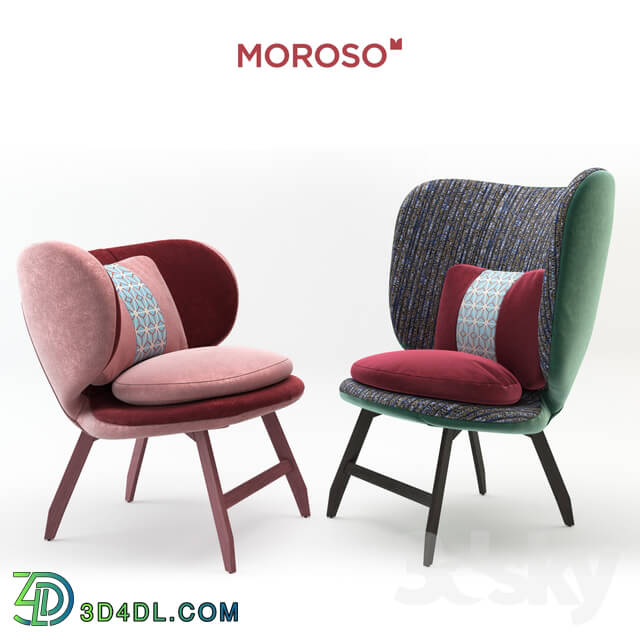 Ariel small armchair Ayub armchair by Moroso