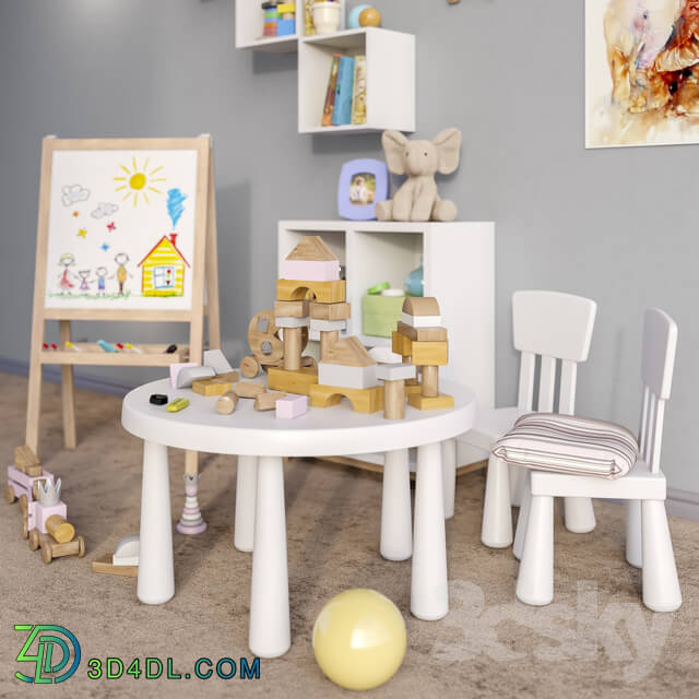 Miscellaneous Modular furniture IKEA accessories decor and toys set 5